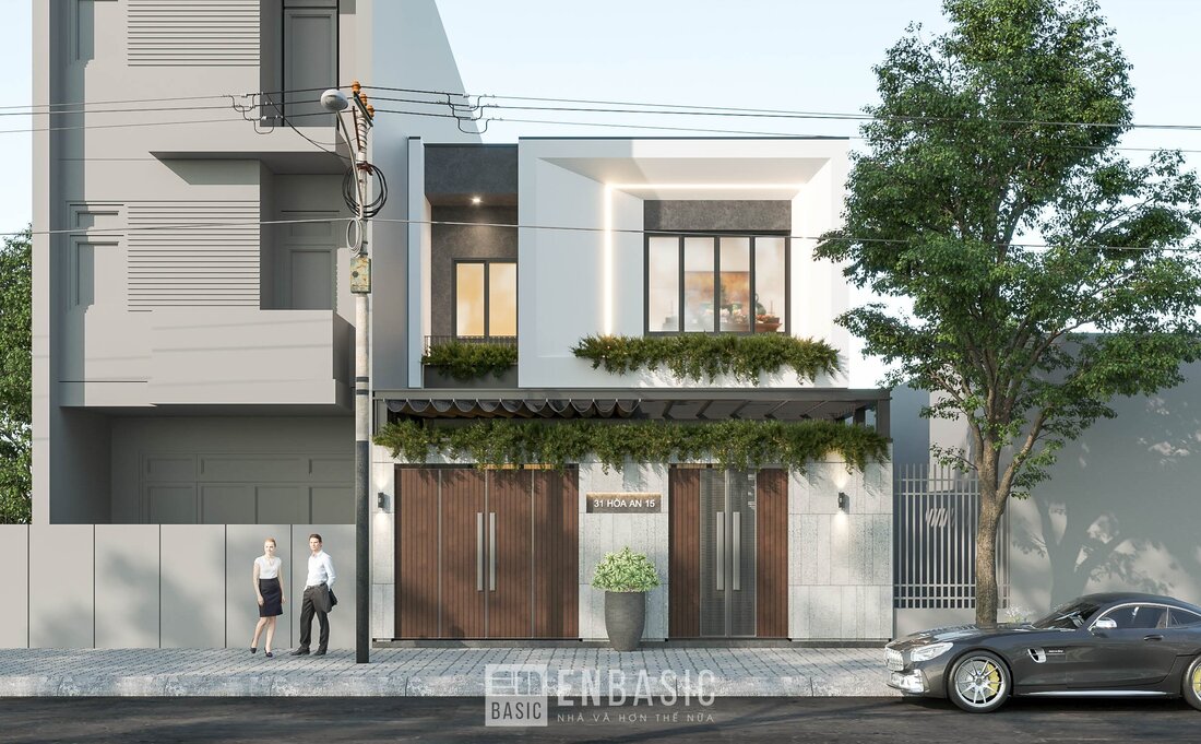 Nhà 2 tầng mặt tiền 5m