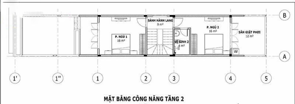 Mẫu thiết kế nhà phố 4x16m theo phong cách tối giản