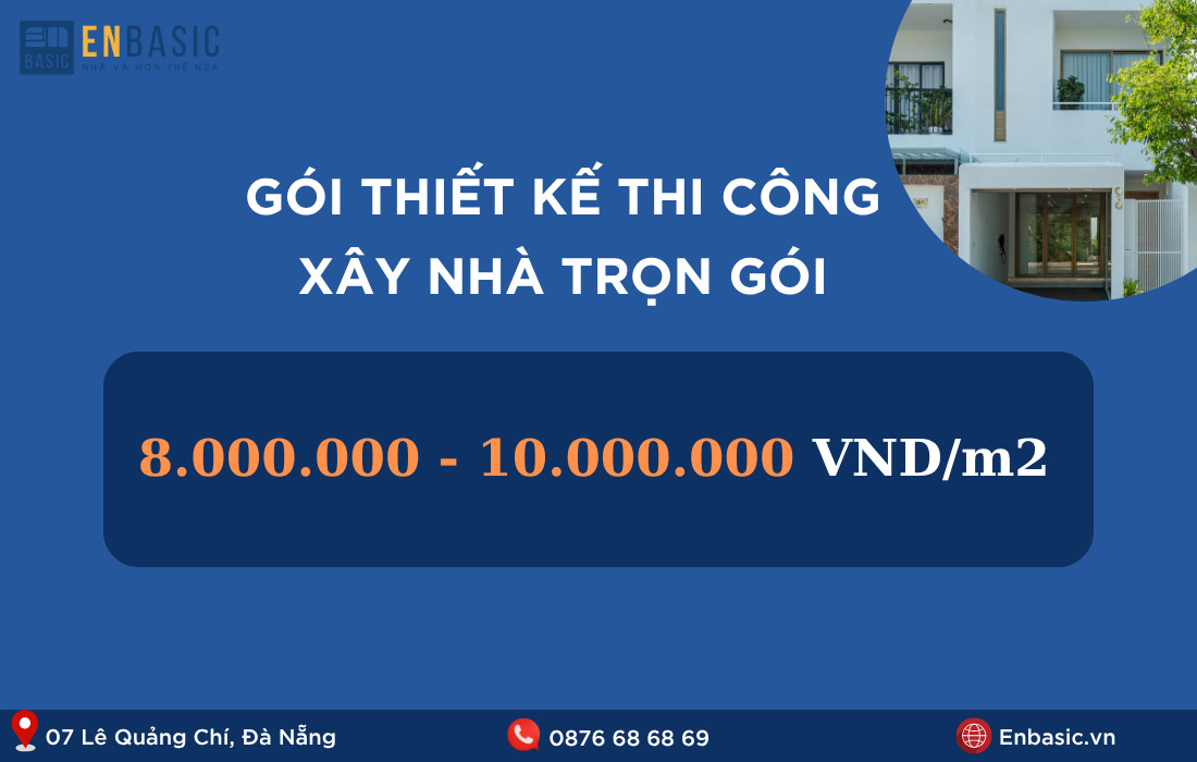 giá xây nhà trọn gói Đà Nẵng