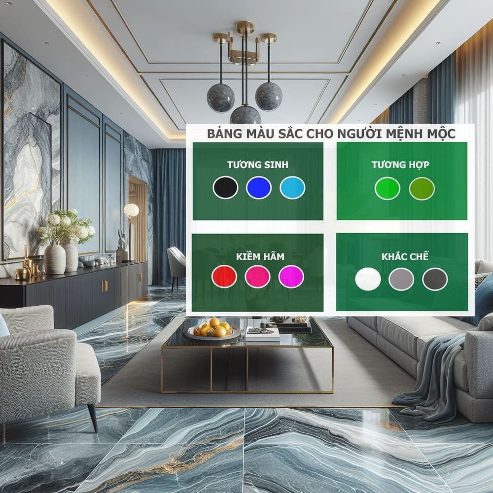 Lựa chọn loại gạch nền theo mệnh gia chủ