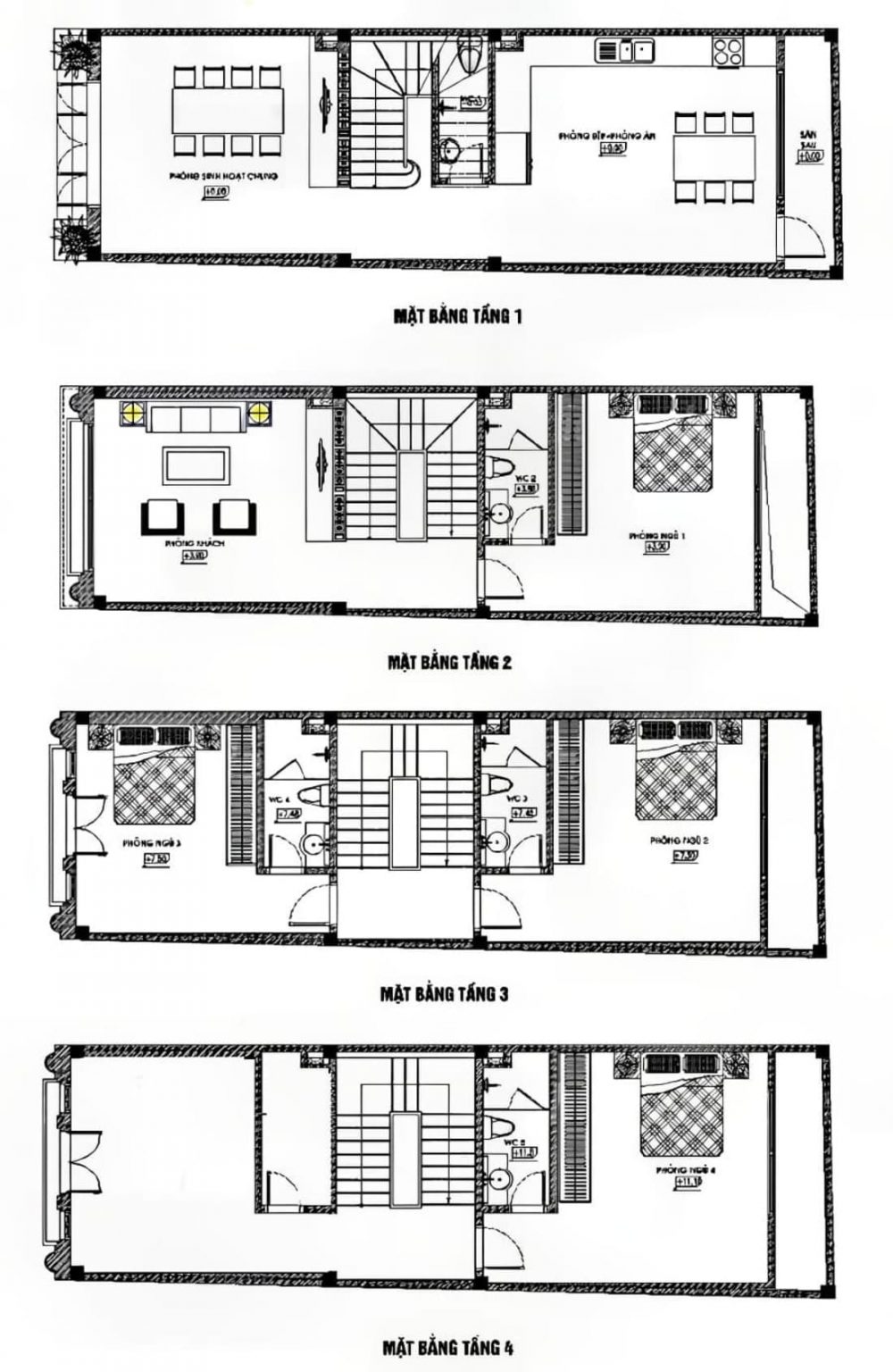 20+ Mẫu Bản Vẽ Thiết Kế Nhà 5x12m đẹp, đầy đủ Công Năng