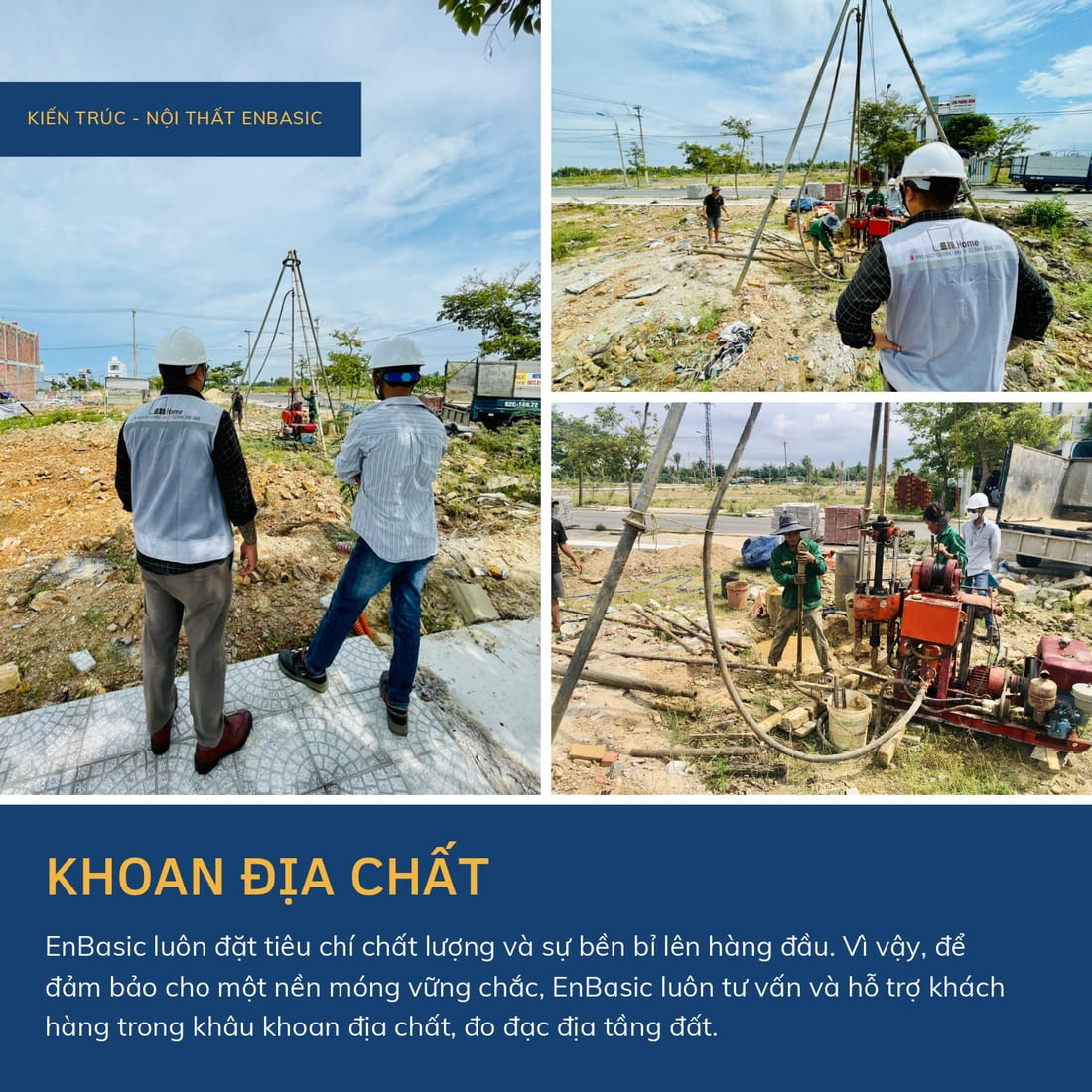 khoan địa chất khi xây nhà